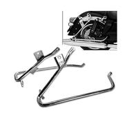 Cromo Bisaccia Supporto Per 09-13 Harley Touring Strada King Electra Glid