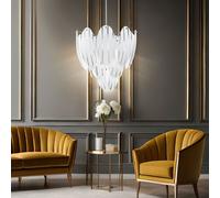 Cromo Coprire a Sospensione Design Lampada Illuminazione Soggiorno Luce Cucina [EEK: Non valutato]
