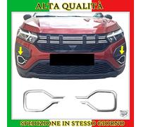 Cromo Fendinebbia Cornice 2 pcs ACCIAIO Per DACIA JOGGER 2021-SU
