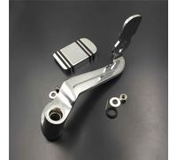 Cromo Flusso Posteriore Freno Pedale Piede Leva Con Foo Pioli Per 2014-later