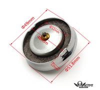 Cromo HTTMT Benzina/Carburante Cappello - Olio Serbatoio 2 " Per Triumph E BSA