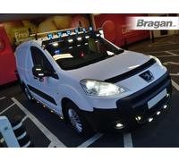 Cromo Inox Barre Laterali + Ambra LED Per peugeot partner tepee 2008-2016