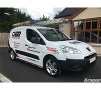 Cromo Inox Barre Laterali + Ambra LED Per peugeot partner tepee 2016-2019