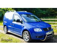 Cromo Inox Barre Laterali Per volkswagen caddy maxi Lwb 2004-2010 Tubi Furgone