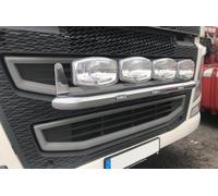 Cromo Inox Griglia Barra E + LED Bianco Pois + Strobi Per Iveco S-Way