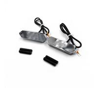 Cromo LED Specchio Blocco Spento Base Piastra Per Kawasaki 13-18 ZX-6R/13-20