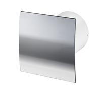 Cromo Lucido Bagno Estrattore Ventola 100mm con Timer E Sensore Umidità