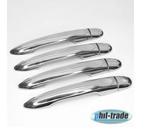 Cromo Maniglia Copertura Acciaio Inox Per Renault Clio IV + Grand Anno di Cost.