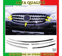 Cromo Modanature Griglia 5 pz ACCIAIO Per MERCEDES M-CLASSE ML W164 2005 AL 2011