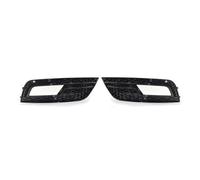 Cromo Nero Maglia A Nido D'ape Auto Paraurti Anteriore Fendinebbia Griglia di Copertura Compatibile for Audi A4 B8.5 Standard Edition 2013-2016 Fendinebbia Griglia(Black)