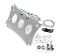 Cromo Orizzontale Verticale Zigzag Lato Montante 7 3/10 " x 4 4/5 " Targa