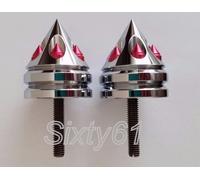 Cromo Rosso Hayabusa Barrette Terminali 1999-2012 2013 2014 2015 2016 2017 2018