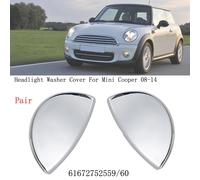 Cromo Sinistro + Destro Faro Rondella Cover 61672752559/60 for Mini Rame 08-2014