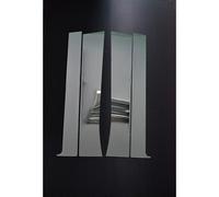 Cromo Specchio Acciaio Inox Lucidato Porta Pilastri per SERIE S 2016 + Nextgen