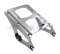 Cromo Staccabile Due 2 Up Tour Pak Confezione Supporto Rack Per 2009-2013 Harley