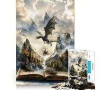Cronaca delle Leggende - Puzzle da 1000 pezzi per adolescenti - Gioco di sfida mentale - Passatempo rilassante - Taglio preciso - Regalo delizioso 38x52cm