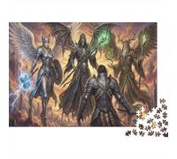 Cronache degli Dei Puzzle in Legno 500 Pezzi Adulti E Ragazzi,dai 14 Anni,Decorazione Casa,Sfida Impossibile,Gioco Educativo,Legno,Idea Regalo,Antistress (52x38cm)