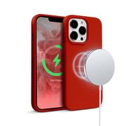 CRONG Protettiva CRG-COLRM-IP1367-RD Cover per Apple iPhone 13 Pro Max, Rosso