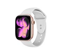 Crong Liquid - Cinturino per Apple Watch 38/40/41/42 mm (bianco)