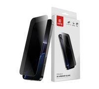 Crong Privacy 3D Armor Glass - Vetro temperato per la privacy per iPhone 16e / i