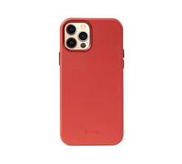 Crong, Cover per iPhone 12 Pro Max Essential Cover modello Ultra Elegante, Rosso