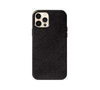 CRONG Protettiva CRG-ESSM-IP1267-BLK Cover per Apple iPhone 12 Pro Max, Nero