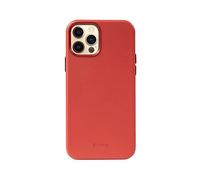 CRONG Protettiva CRG-ESSM-IP1267-RD Cover per Apple iPhone 12 Pro Max, Rosso