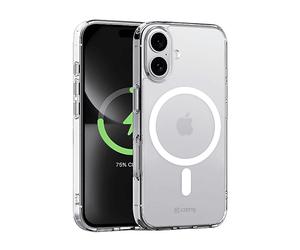 CRONG Protettiva CRGCLRMIP1667TRS COVER MAGSAFE per Apple iPhone 16 Plus, Trasparente