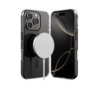 CRONG Protettiva CRGCLRMPIP1669PBLK Cover per Apple iPhone 16 Pro Max, Nero