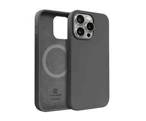 CRONG Protettiva CRGCOLRMIP1567PTTN Cover per Apple iPhone 15 Pro Max, Grigio