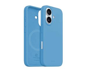 CRONG Protettiva CRGCOLRMIP1661BLU Cover per Apple iPhone 16, Blu