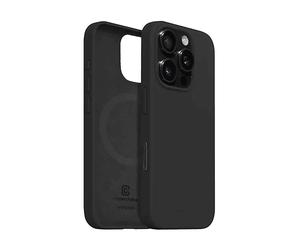 CRONG Protettiva CRGCOLRMIP1669PTTN Cover per Apple iPhone 16 Pro Max, Nero