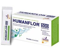 Crono Pharma HUMANFLOR 500 NUCLEOTIDI 10 STICK OROSOLUBILI DA 1,5 G