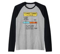 Cronologia dei cambiamenti climatici Scienze ambientali Satira Umorismo Maglia con Maniche Raglan