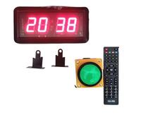Cronometro con conto alla rovescia a LED a 4 cifre con telecomando, timer for giochi da competizione, selezionabile tramite pulsante, 1,5 pollici Molteplici modalità(With 6cm button)