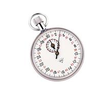 Cronometro meccanico portatile per gare in pista con quadranti da 30/60 secondi e funzione di pausa, timer meccanico per corsa professionale, timer sportivo