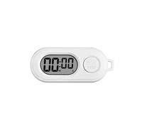 Cronometro Portachiavi con Schermo LCD, Timer Digitale per il Conto Alla Rovescia, Orologio Elettronico Portatile da Tasca per Chiavi, Colore