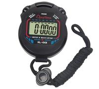 Cronometro sportivo digitale - 8 x 6 cm Timer Intervallo, Cronometraggio preciso 1/100 Secondo, Grande Display con Ora Allarme e Calendario | Allenamento per Atleti Allenatori Arbitri Corsa