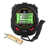 Cronometro Sportivo Professionale,Cronometro Digitale Memoria 60 con Funzione Luce e Muto per Palestra Corsa