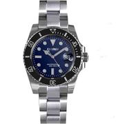 Cronos Aggiornamento Sub-Diver Orologi da uomo di lusso Bracciale in acciaio inossidabile Lunetta in ceramica Lume 200 metri Orologio da polso resistente all'acqua (colore 4) 9, Colore 4, M, casual