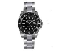 Cronos Aggiornamento Sub-Diver Orologi da Uomo di Lusso Bracciale In Acciaio Inox Lunetta In 200 Metri Impermeabile Immersione Orologio Da Polso, Colore 1,