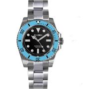 Cronos Sub Diver Uomini Orologio No Date NH35 Vetro Zaffiro Lunetta Ceramica 20 ATM GlideClasp Orologi da polso automatici, color 2