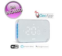 Cronotermostato ambiente DALì GECA - WiFi Bianco 230 V da incasso - con monitor