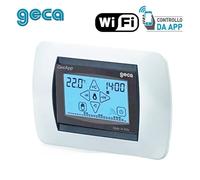 Cronotermostato da incasso bianco WI-FI adsl touch screen GREEN GecApp Crono