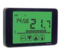 Cronotermostato da parete VE454500 Vemer Chronos 230 Nero settimanale Touch Scre