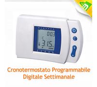 CRONOTERMOSTATO DIGITALE FISSAGGIO A PARETE PROGRAMMAZIONE SETTIMANALE [EEK: A+++]