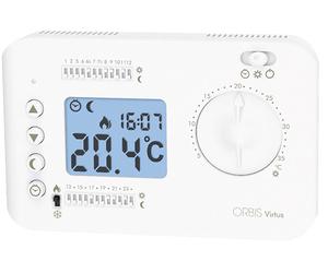 CRONOTERMOSTATO DIGITALE GIORNALIERO VIRTUS BIANCO ORBIS