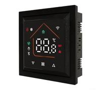 Cronotermostato Digitale per zigbee Smart per 50 Valvole Controllo App Termostato WiFi Precisione ±0.5°C Installazione Muro(Black 16A Electric)