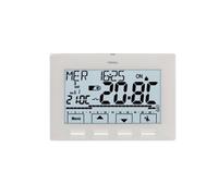 CRONOTERMOSTATO PARETE SETTIMANALE 3V NEXT BIANCO PERRY ELECTRIC 1CRCR028B - PER