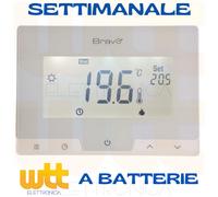 CRONOTERMOSTATO DIGITALE SETTIMANALE CON DISPLAY LCD 3,78 POLLICI GLAM 93003110